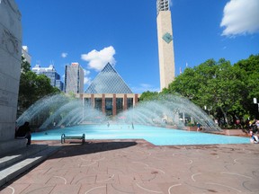 Edmonton City Hall building on Winston Churchill Square. FILE PHOTO