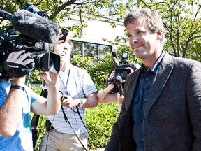 Robert Fawcett, charged with causing unnecessary pain and suffering in connection to the deaths of 56 sled dogs in Whistler in 2010 has pled guilty in Provincial Court in North Vancouver, British Columbia, Thursday August 30, 2012. (QMI Agency/CARMINE MARINELLI)