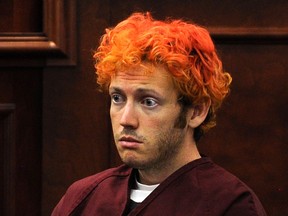 Colorado shooting suspect James Eagan Holmes makes his first court appearance in Aurora, Colorado, in this July 23, 2012, file photo. (RJ Sangosti/REUTERS)