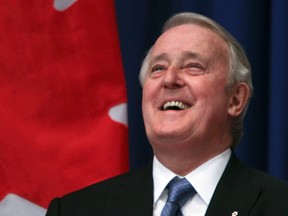 Brian Mulroney, pictured in 2010