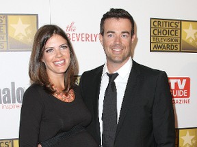 Siri Pinter  and Carson Daly attend the Broadcast Television Journalists Association Second Annual Critics' Choice Awards at The Beverly Hilton Hotel on June 18, 2012 in Beverly Hills, California.  (Frederick M. Brown/ AFP)