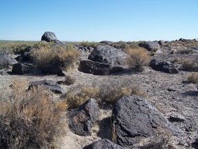 Petroglyphs at Nevada's Mouse’s Tank trail at Valley of Fire State Park are a must-see attraction. LIZ FLEMING/Special to QMI Agency