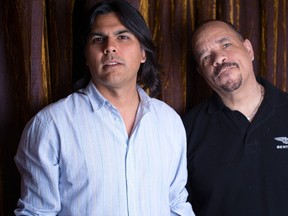 Director Jorge Hinojosa and Ice-T.