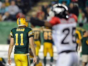 Grant Shaw missed back-to-back final-play field goal attempts against Calgary (Reuters).