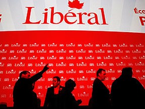 Delegates line up to vote for Liberal Party of Canada executi...