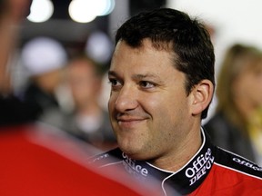 Tony Stewart, driver of the Office Depot/Mobil 1 Chevrolet, went under the radar to win last season’s Chase title, but he’s not fooling anyone this time around. (JOE SKIPPER/Reuters file photo)