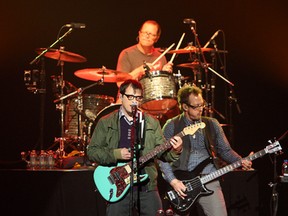 Weezer's knack for creating simple but incredibly infectious power pop was in full force Friday night (PETER TURCHET pic).
