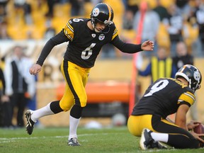 Pittsburgh Steelers kicker Shaun Suisham of Wallaceburg. (Pittsburgh Steelers File Photo)
