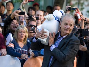 Bill Murray walks the red carpet at the Gala Premier of Hyde Park on Hudson at Roy Thomson Hall in Toronto on September 10, 2012. (DAVE THOMAS/QMI Agency)