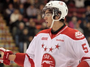 Ryan Sproul will be relied on to help bolster the Soo Greyhounds' defence this season.