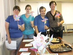 Community Living Kincardine and District members will be selling house-shaped sugar cookies in support of the "Here at Home" capital campaign. The homemade treats, which are two for $2, will be sold as a fundraiser for the completion of a new CLKD residence. (TROY PATTERSON/KINCARDINE NEWS)