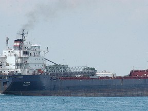 File photo of a Great Lakes freighter