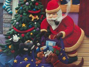 Toronto artist Kim Fernandes' artwork for the book A Visit From St. Nicholas. (Supplied photo)