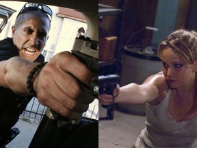 Jake Gyllenhaal in 'End of Watch' and Jennifer Lawrence in 'House at the End of the Street.'