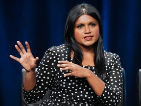Mindy Kaling, cast member, creator and executive producer of the new comedy series "the Mindy project", speaks during a panel discussion at the Fox television network portion of the Television Critics Association Summer press tour. (REUTERS/Fred Prouser)