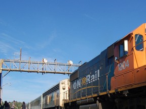 Northlander at Swastika Station. Photo by Len Gillis, QMI