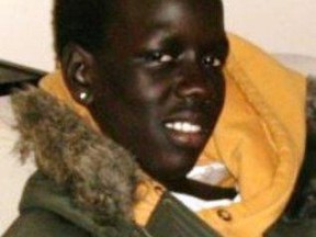 Michael Jok was walking with friends Sept. 6, 2009 in the area of Portage Avenue and Young Street when they got into an argument with people in a car, friend Matthew Joseph told Sun Media at the time. Joseph said the vehicle’s occupants yelled at Jok’s girlfriend and another female friend.
