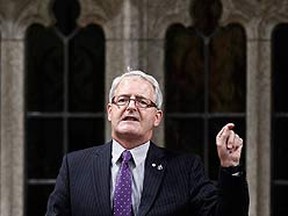 Liberal Member of Parliament Marc Garneau speaks during Question Period in the House of Commons on Parliament Hill, Sept. 18, 2012. (REUTERS/Chris Wattie)