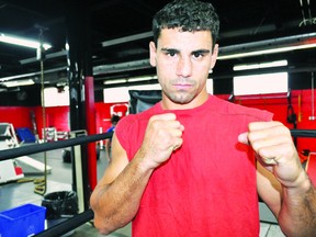 Wallaceburg native Jesse (The Ghost) Gross fights out of the Adrenaline Training Center in London. (CHRIS MONTANINI\The Londoner)
