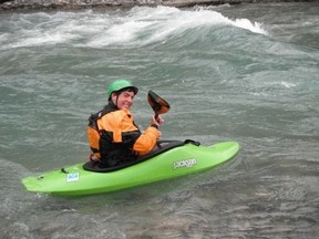 Peter Thompson, a well liked and well trained kayaker from Canmore is missing and presumed dead after disappearing over a waterfall on a the Cheakamus River in Whistler, B.C. (Photo courtesy Saskatoon Whitewater Kayak Club.)