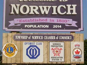 Norwich Welcome Sign