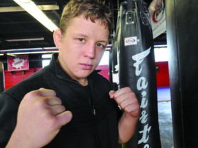 Chris “The Polish Hammer” Horodecki at Adrenaline Training Centre in London September 25, 2012.