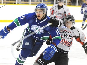 Sudbury Nickel Baron vs Soo Thunderbirds October 3/2012_1