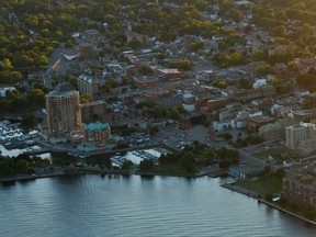 Downtown Brockville aerial