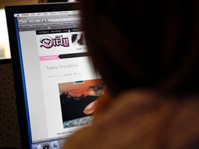 TheDirty.com allows users to post pictures and accusations about others. (DARREN BROWN/Ottawa Sun)