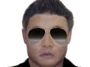 The attacker is an Asian man, with dark skin, 30 to 40 years old, 5-foot-7, with an average build and acne scars on his face. (Toronto Police handout)
