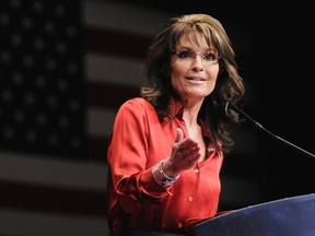 Former Alaska Governor Sarah Palin speaks to the American Conservative Union's annual Conservative Political Action Conference (CPAC) in Washington in this February 11, 2012 file photograph. (REUTERS/Jonathan Ernst/Files)