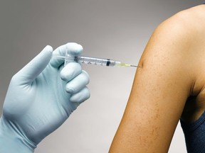 The influenza vaccine will be available in Grande Prairie beginning Tuesday. Postmedia file photo.