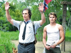 Matthew McConaughey and Zac Efron cannot save The Paperboy — shirts on or off.