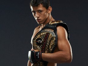 Eduardo (Dudu) Dantas will aim to defend his title against Marcos (Loro) Galvao at Bellator 79, but the bout could be scrapped as Dantas is suffering from the effects of a recent knockout. (BELLATOR/PHOTO)