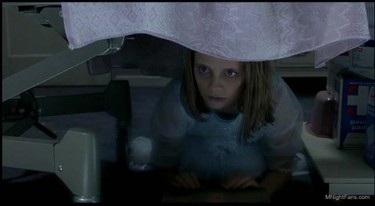 Kyra Collins. MOVIE: The Sixth Sense (1999).CREEPY KID: Let’s be honest, there are a lot of creepy kids in this movie, including lead character and seer of dead people Cole (played by Haley Joel Osment) but the pale little girl hiding under the bed (played by Mischa Barton) takes the creepy crown. FEAR FACTOR: 5 screams out of 5. Watch for her under the bed!
