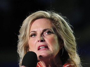 Ann Romney appears at a campaign rally in support of her husband in Boca Raton, Florida, last weekend. 
Johnny Louis/WENN.COM