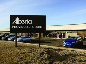 The Sherwood Park Provincial Court was built in the 1980s as a temporary home until a proper one was built. It has been called the province’s worst courthouse by lawyers and judges. FILE PHOTO