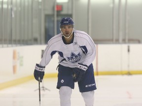 Nazem Kadri, Joe Colborne and defenceman Mark Fraser were all healthy scratches against the Texas Stars on Friday night. (TORONTO SUN/FILES)