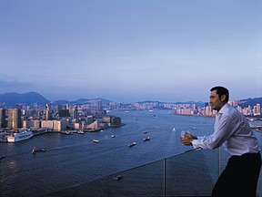 View at the Four Seasons Hotel Hong Kong. (Courtesy Four Seasons Hotels & Resorts)