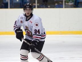 Davis Boyer has combines playmaking ability with scoring touch. The Sarnia Legionnaires centre picks up about two assists for every goal he scores. SUBMITTED BY ANNE TIGWELL/THE OBSERVER/QMI AGENCY