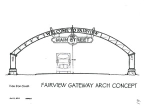 Fairview downtown arch concept