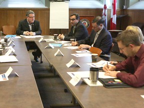 CHRISTOPHER SMITH, The Expositor

Brant MP Phil McColeman conducts an economic roundtable discussion at Laurier Brantford on Wednesday to hear from local business, political, post-secondary and community leaders.