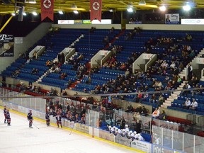 Attendance at Jr. A Colts games has gone down, so far in the 2012-2013 season. A crowd of 696 took in the Cornwall home game last Thursday night against Hawkesbury. The Colts host league-leading Smiths Falls this Thursday.