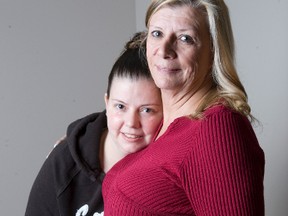 Cathy Donnelly and daughter Shannon Fischer. (DEREK RUTTAN, The London Free Press)