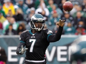 With Michael Vick still experiencing serious effects from the concussion he sustained last week, the Eagles quarterback has been ruled out of Sunday’s divisional matchup with the Washington Redskins. (REUTERS)