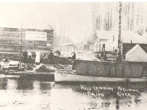 Local archeologists undertook a dig at Hill’s Landing in the mid 1970’s that uncovered artifacts from the early days of the Porcupine Goldfields.