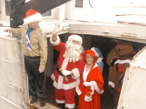 Santa and Mrs. Claus will arrive at Port Dover Christmas Fest via tugboat this Saturday. (DANIEL R. PEARCE Simcoe Reformer file photo)