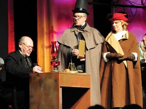 'A Christmas Carol' wrapped up its four day stint at the William Glesby Centre as more than 900 people came out to see the play during its run. Director Chris Kitchen said that he received excellent feedback and positivity for those who came to see the play.  (Jordan Maxwell/Portage Daily Graphic/QMI Agency)