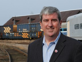 Ontario Liberal leadership candidate Glen Murray was in North Bay Nov. 18.