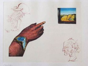 Goodwill is auctioning off an original Salvador Dali print, titled "Reflection," or "Reflections." (Tacoma Goodwill Industries/HO)